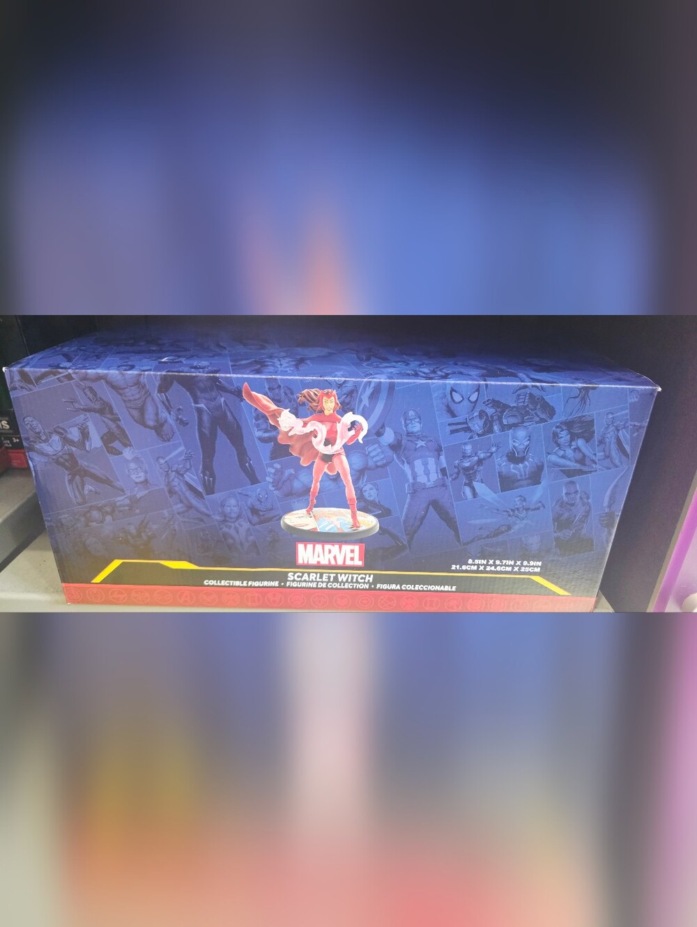 Marvel Scarlet Witch Collectible Figurine - Red & Pink